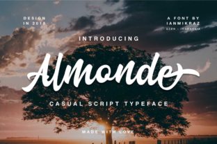 Almonde Script: A Timeless Script Handwritten Font for Elegant Editorial Design