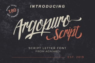 Argopuro Script: A Handwritten Font That Elevates Editorial Moments