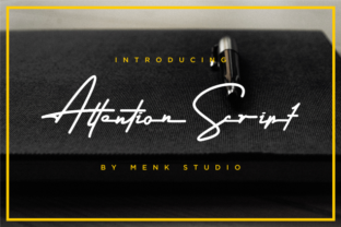 Attention Script: A Modern Handwritten Font for Elegant Branding