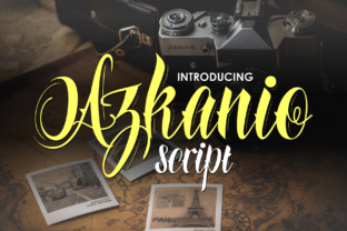 Azkanio Script: A Bold Script Handwritten Font for Scroll-Stopping Brand Content