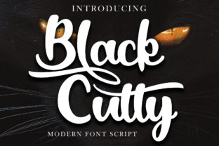 Black Catty Script: A Handwritten Font That Makes Your Brand Feel Real