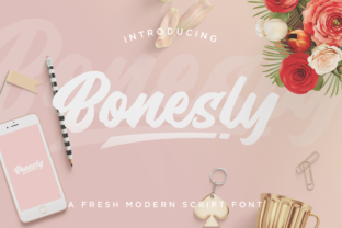 Bonesly Script: A Bouncy Script Handwritten Font for Authentic Branding