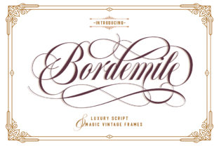 Bordemile: A Luxury Script Handwritten Font for Makers