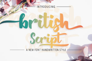 British Script Font for Elegant & Playful Web Design