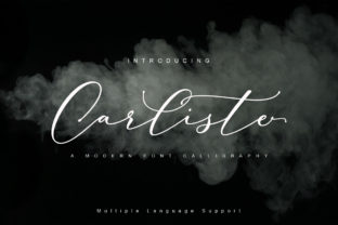 Carliste Script: A Luxurious Script Handwritten Font for Editorial Design