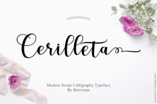 Cerilleta Script: A Handmade Script Font for Editorial Elegance