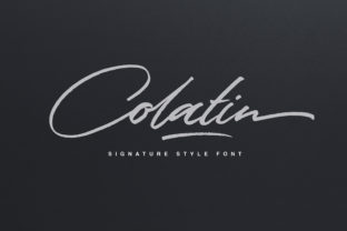 Colatin Script: Effortless Charm in Every Curve
