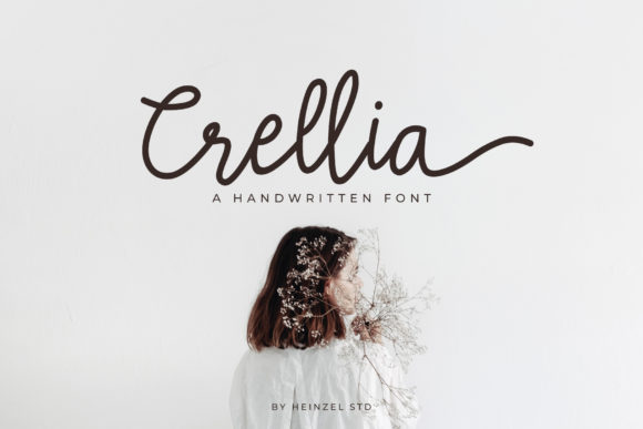 Crellia Script: A Modern Script Font for Sophisticated Web Design