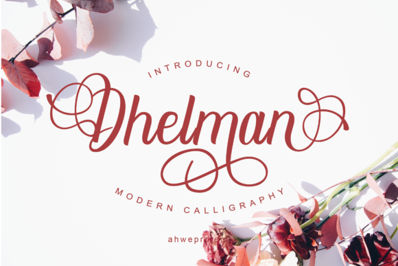 Dhelman Script Font for Handmade Makers