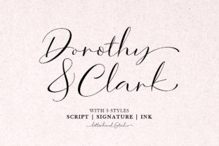 Dorothy Clark Script Font for Bold Handmade Designs
