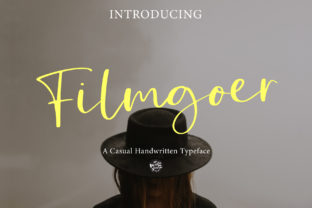 Filmgoer: A Script Handwritten Font for Feminine Editorial Charm