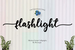 Flashlight Script: A Modern Script Handwritten Font for Digital Branding
