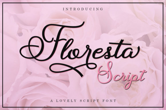 Floresta Script Font for Handmade Labels and Joyful Branding