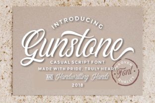 Gunstone Script: A Vintage Script Font for Editorial Elegance