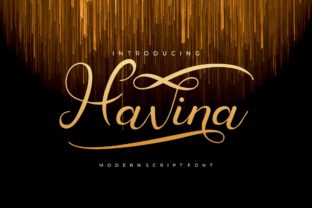 Havina: A Script Handwritten Font That Makes Design Ideas Stand Out