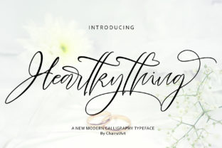 Heartkything Script: A Premium Script Handwritten Font for Scroll-Stopping Brand Content