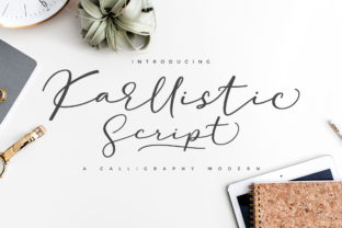 Karllistic Script: Elegant Handwritten Font for Small Business Branding