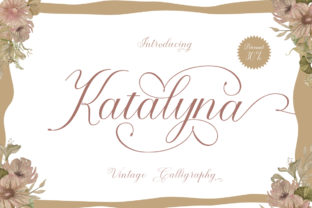 Katalyna Script Font for Luxurious Brand Identity