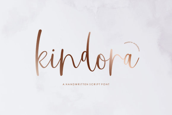 Kindora Script: A Premium Script Handwritten Font for Digital Design