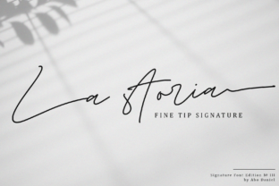 La Storia Script Font for Authentic Handwritten Branding