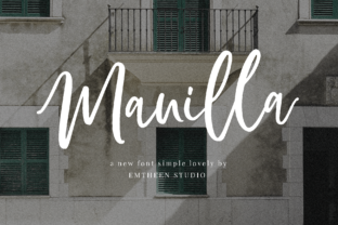 Manilla Script Font for Modern Small Business Branding