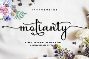 Molianty Script: A Romantic, Highly Legible Script Font