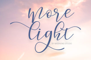 Morelight Script: A Modern Calligraphy Font for Branding & Greeting Cards