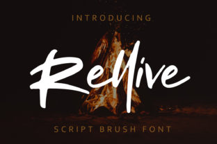 Rellive: A Sharp Script Handwritten Font for Adventurous Branding