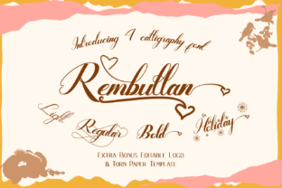 Rembullan: A Script Handwritten Font That Elevates Small Business Branding