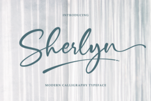 Sherlyn Font: A Sweet Modern Script for Handmade Creators