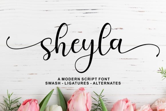Sheyla Script: A Modern Handwritten Font for Love-Forward Campaigns