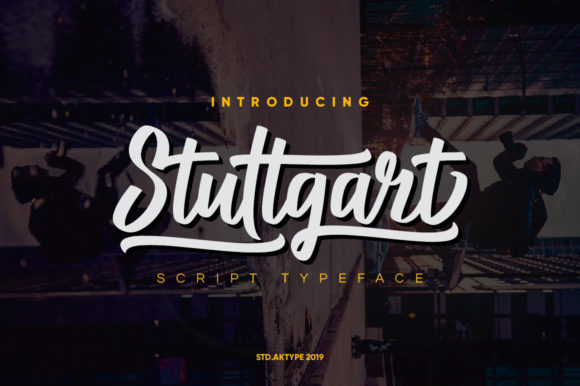 Stuttgart Script: A Young, Passionate Font for Small Business Branding