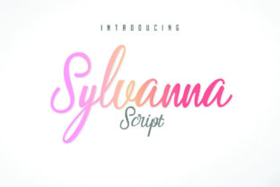 Sylvanna Script Font for Handmade Branding & Printables